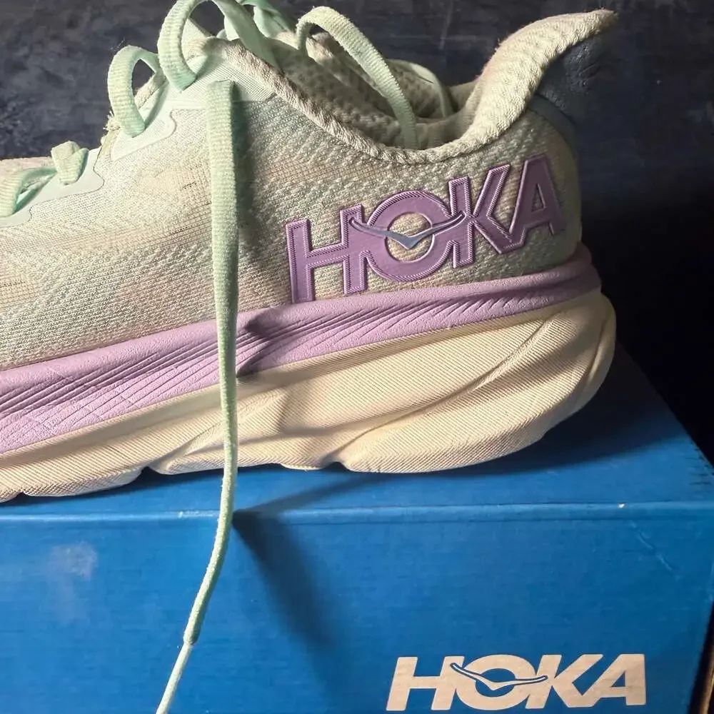 HOKA Women's Clifton 9 Sunlit Ocean/Lilac Mist Running Shoes